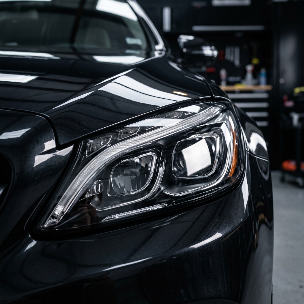 After headlight restoration - crystal clear
